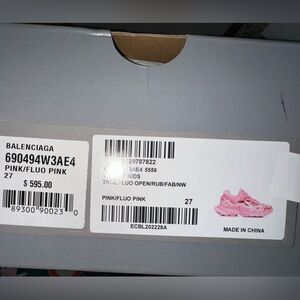 Toddler girls balenciaga sneakers